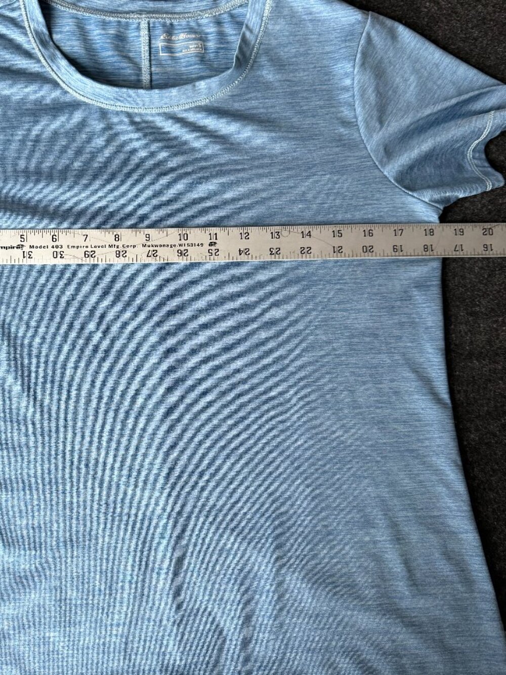 Eddie Bauer Active Tee Womens Small Blue - Picture 6 of 7